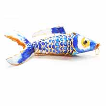 FISH PENDANT 125BL